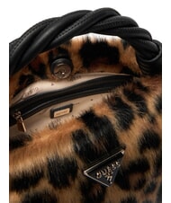 GUESS SHAIDA sac &agrave; main &agrave; imprim&eacute; animal l&eacute;opard - Sacs pour Femme - 6