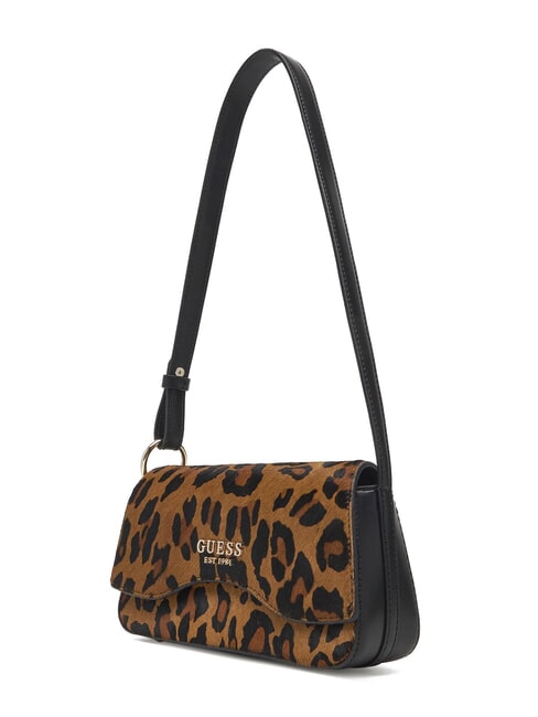 DOMITILLA Sac bandoulière en cuir animalier St. léopard - Sacs pour Femme