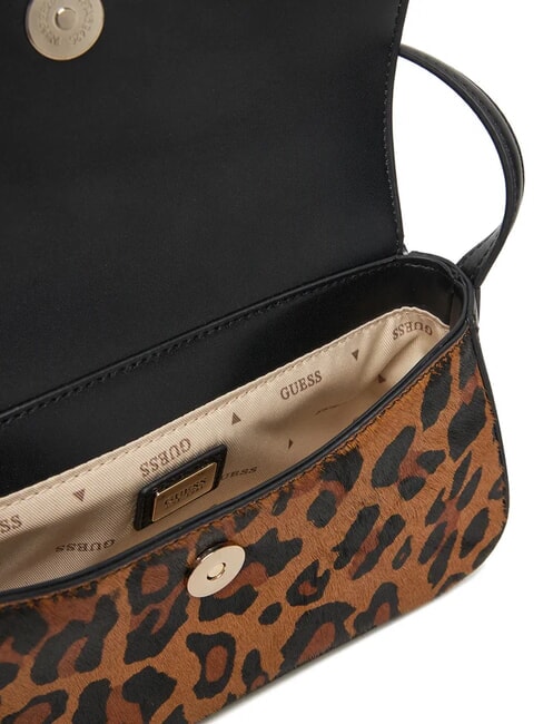 DOMITILLA Sac bandoulière en cuir animalier St. léopard - Sacs pour Femme