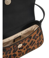 GUESS DOMITILLA Sac bandoulière en cuir animalier St. léopard - Sacs pour Femme - 6
