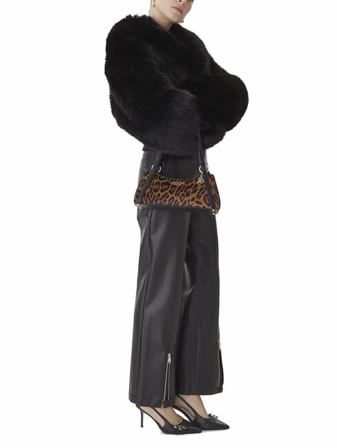 DOMITILLA Sac bandoulière en cuir animalier St. léopard - Sacs pour Femme