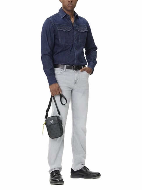 MILANO Mini sac avec logo 4G imprim&eacute; NOIR - Sacs en Bandouli&egrave;res pour Homme