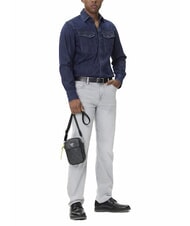 GUESS MILANO Mini sac avec logo 4G imprim&eacute; NOIR - Sacs en Bandouli&egrave;res pour Homme - 5