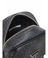 GUESS MILANO Mini sac avec logo 4G imprim&eacute; NOIR - Sacs en Bandouli&egrave;res pour Homme - 6