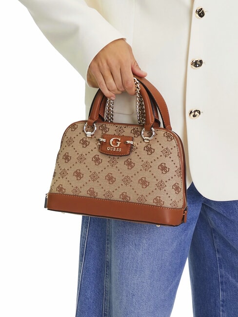 NEDA Sac dôme en tissu jacquard LOGO DE LAIT - Sacs pour Femme