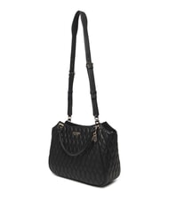 GUESS VALLA Sac &agrave; main matelass&eacute; avec bandouli&egrave;re NOIR - Sacs pour Femme - 4
