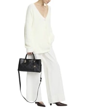 GUESS TISHA Sac &agrave; main avec bandouli&egrave;re logo noir - Sacs pour Femme - 5