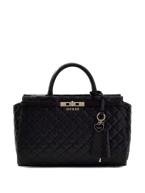 IDRA Sac &agrave; main matelass&eacute; avec bandouli&egrave;re NOIR - Sacs pour Femme