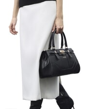 GUESS GREYSON Sac &agrave; main avec bandouli&egrave;re NOIR - Sacs pour Femme - 4