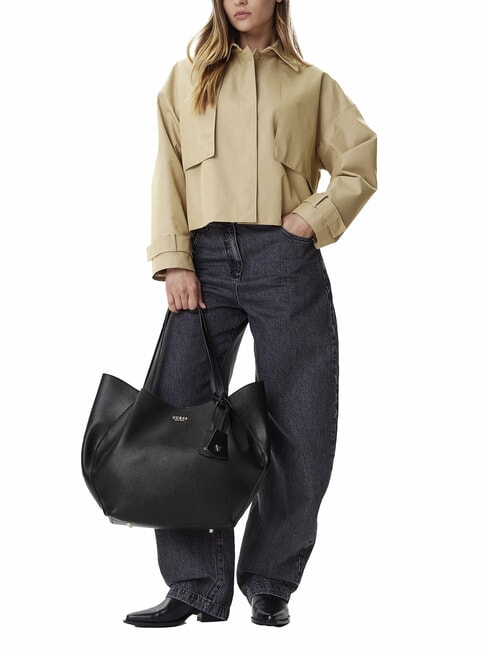 AMORETTE Sac bandouli&egrave;re avec pochette NOIR - Sacs pour Femme