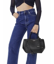 GUESS AMORETTE Sac &agrave; main avec bandouli&egrave;re NOIR - Sacs pour Femme - 5