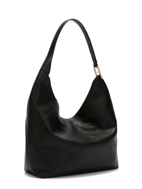 LARA sac bandouli&egrave;re en cuir Noir - Sacs pour Femme