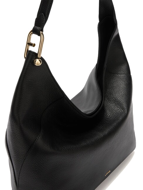 LARA sac bandouli&egrave;re en cuir Noir - Sacs pour Femme