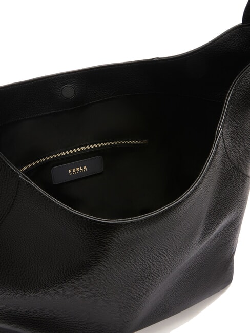 LARA sac bandouli&egrave;re en cuir Noir - Sacs pour Femme