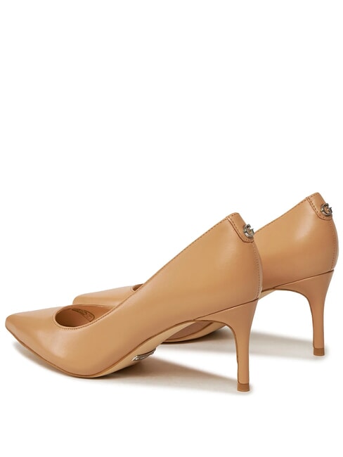BRAVO4 D&eacute;collet&eacute; en cuir sable - Chaussures Femme