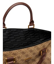 GUESS IBIZA Sac &agrave; main avec bandouli&egrave;re beige / marron - Sacs de voyage - 4