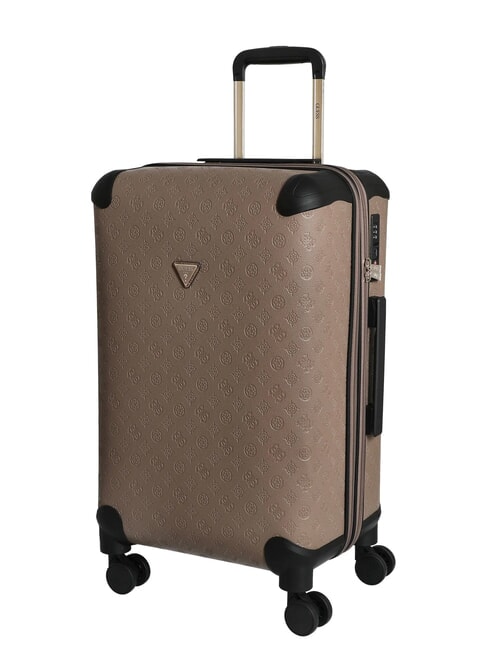 WILDER 22 Chariot moyen logo taupe fonc&eacute; - Valises Rigides
