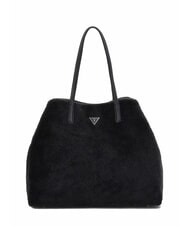 GUESS VICTORIA Sac cabas Teddy avec pochette NOIR - Sacs pour Femme - 2