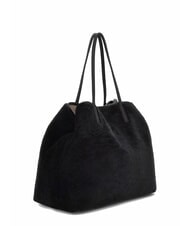 GUESS VICTORIA Sac cabas Teddy avec pochette NOIR - Sacs pour Femme - 3