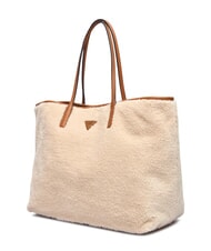 GUESS VICTORIA Sac cabas Teddy avec pochette naturel / cognac - Sacs pour Femme - 3
