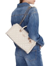 GUESS CRISTI Sac matelass&eacute; &agrave; double fonction bien - Sacs pour Femme - 5