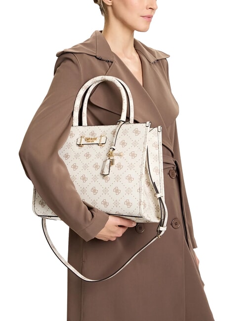 SILIA 2 Sac fourre-tout avec bandouli&egrave;re logo vanille - Sacs pour Femme