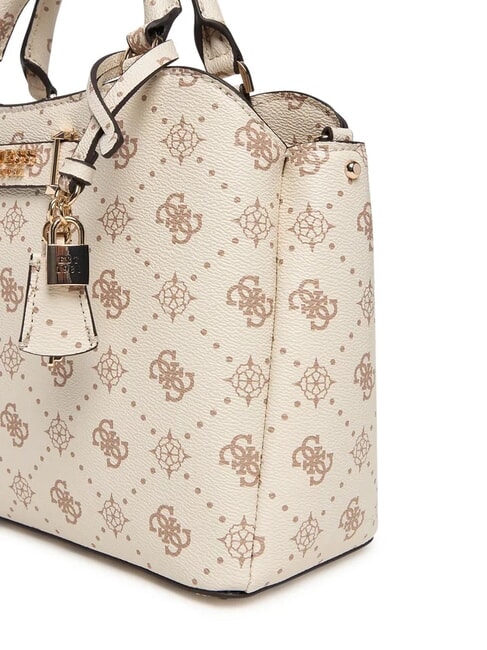 SILIA Sac &agrave; main avec bandouli&egrave;re logo vanille - Sacs pour Femme