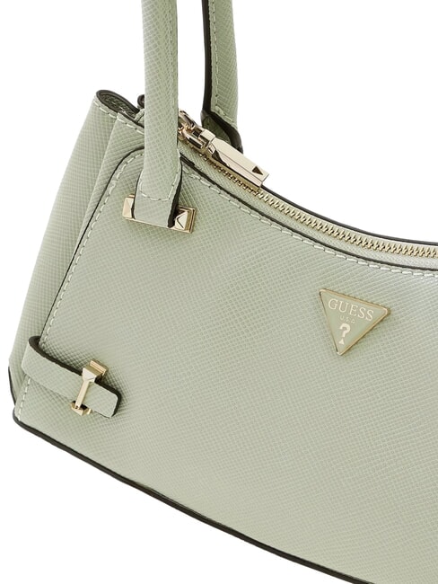 ROSALBA Sac bandouli&egrave;re imprim&eacute; Saffiano sage - Sacs pour Femme