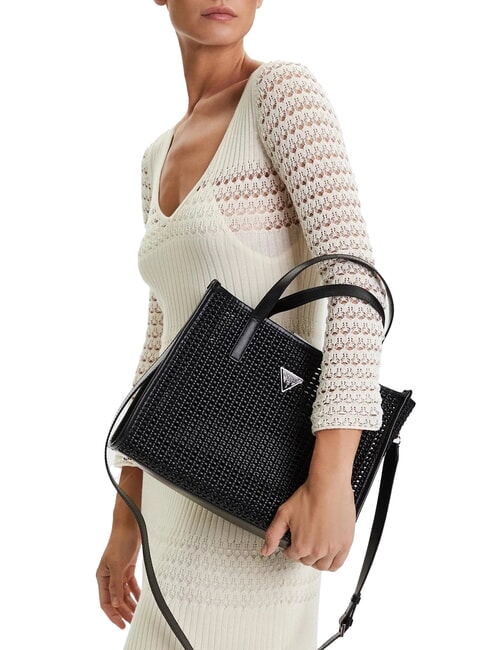 BRIGITTA Sac &agrave; main avec bandouli&egrave;re NOIR - Sacs pour Femme