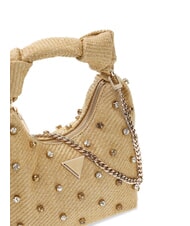 GUESS ISOTTA Sac bandouli&egrave;re en raphia orn&eacute; de bijoux lalie beaut&eacute; naturel - Sacs pour Femme - 3