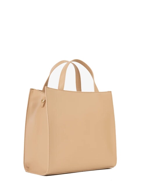 CORA Sac &agrave; main avec bandouli&egrave;re beige - Sacs pour Femme