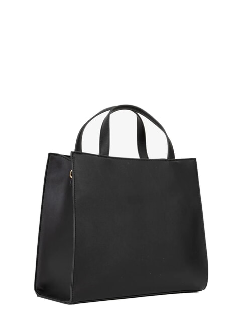 CORA Sac &agrave; main avec bandouli&egrave;re noir - Sacs pour Femme