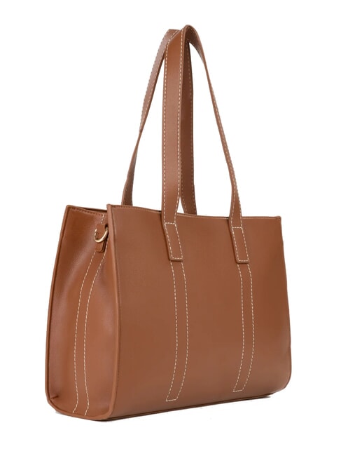 AURY RE Sac cabas port&eacute; &eacute;paule, avec bandouli&egrave;re cuir - Sacs pour Femme