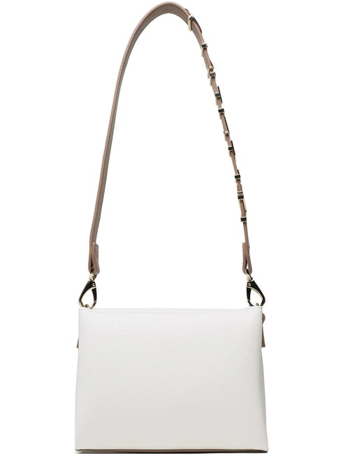 ALEXIA Mini sac bandouli&egrave;re blanc/cuir - Sacs pour Femme