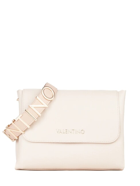 ALEXIA Sac avec logo en m&eacute;tal sur la bandouli&egrave;re &eacute;cru - Sacs pour Femme