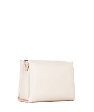 MARIO VALENTINO ALEXIA Sac avec logo en m&eacute;tal sur la bandouli&egrave;re &eacute;cru - Sacs pour Femme - 4