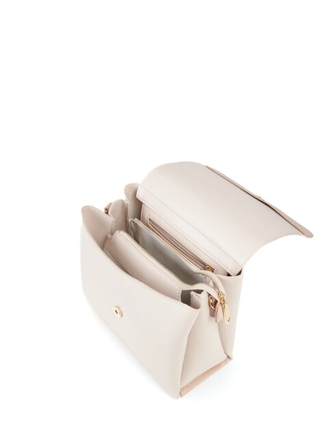 ALEXIA Sac avec logo en m&eacute;tal sur la bandouli&egrave;re &eacute;cru - Sacs pour Femme