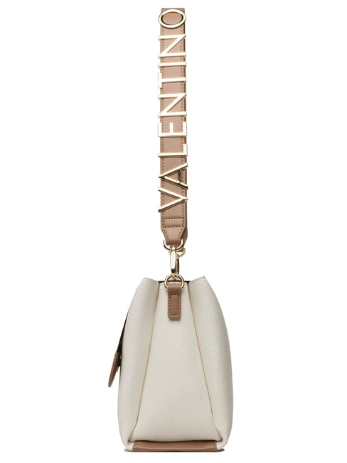 ALEXIA Sac avec logo en m&eacute;tal sur la bandouli&egrave;re blanc/cuir - Sacs pour Femme