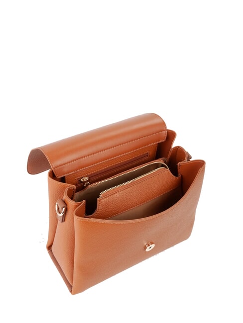 ALEXIA Sac avec logo en m&eacute;tal sur la bandouli&egrave;re cuir - Sacs pour Femme