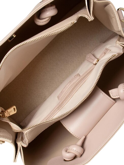 ALEXIA Sac &agrave; main avec bandouli&egrave;re logot&eacute;e &eacute;cru - Sacs pour Femme