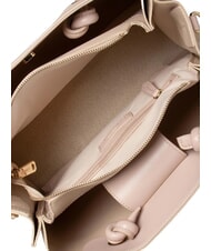 MARIO VALENTINO ALEXIA Sac &agrave; main avec bandouli&egrave;re logot&eacute;e &eacute;cru - Sacs pour Femme - 4