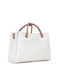 MARIO VALENTINO ALEXIA Sac &agrave; main avec bandouli&egrave;re logot&eacute;e blanc/cuir - Sacs pour Femme - 3