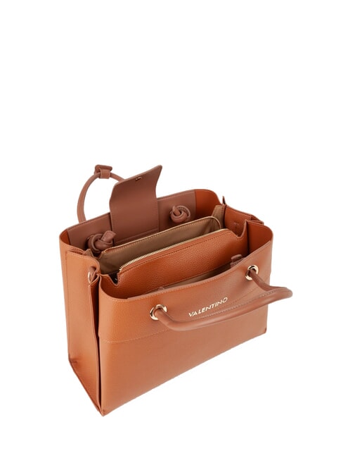 ALEXIA Sac &agrave; main avec bandouli&egrave;re logot&eacute;e cuir - Sacs pour Femme