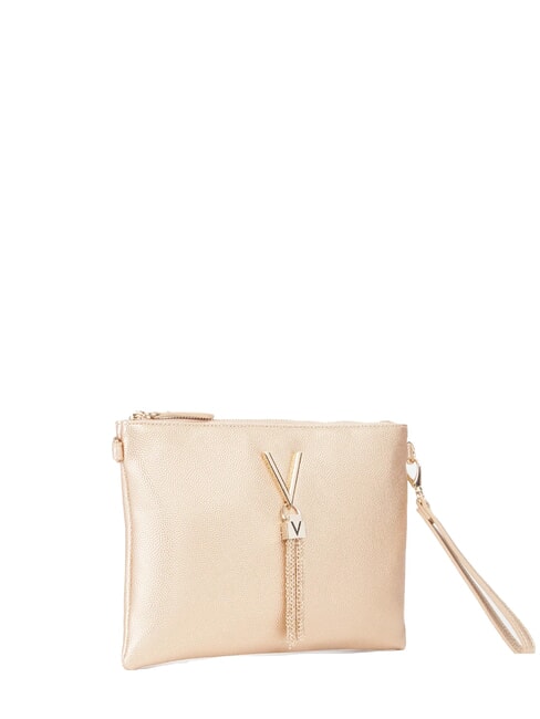 DIVINA Pochette avec bandouli&egrave;re or - Sacs pour Femme