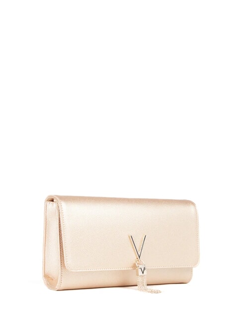 DIVINA Pochette &agrave; bandouli&egrave;re en m&eacute;tal or - Sacs pour Femme