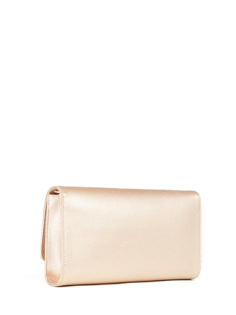 DIVINA Pochette &agrave; bandouli&egrave;re en m&eacute;tal or - Sacs pour Femme