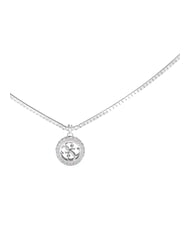GUESS 4G CRUSH Collier avec pendentif logo et cristaux ARGENT - Colliers - 2