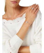 GUESS LA FLEUR Bracelet orn&eacute; d'une breloque fleur et de cristaux ARGENT - Bracelets - 2