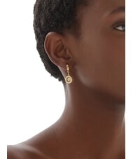 GUESS SOLITAIRE Boucles d'oreilles cr&eacute;oles pendantes or jaune - Boucles d'oreilles - 2