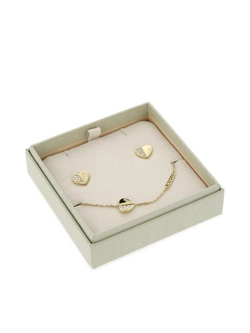 LOVELY GIFT BOX Bracelet + boucles d'oreilles or jaune - Boucles d'oreilles